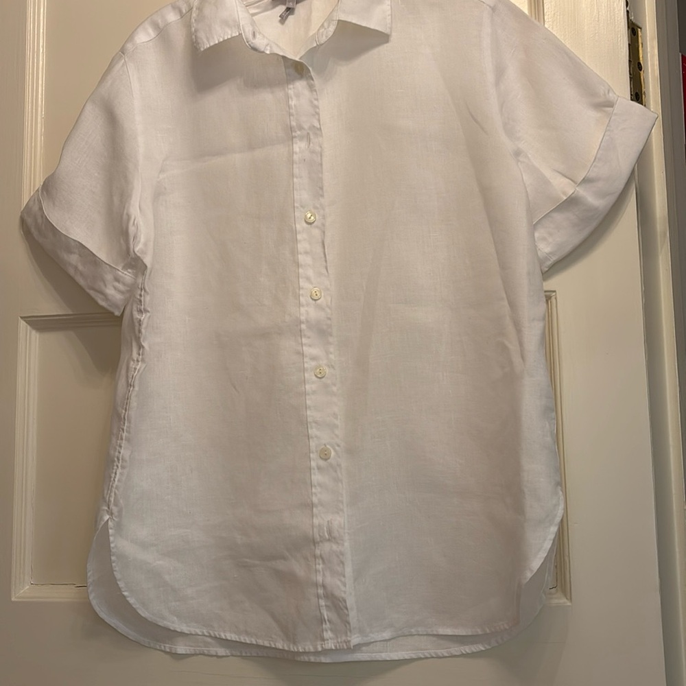 Hinson Wu Layla Collar Short‎ Sleeve Top
